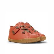 Picture of CAMPER KIDS PEU CAMI LEATHER SHOES IN DARK ORANGE 2