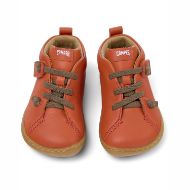 Picture of CAMPER KIDS PEU CAMI LEATHER SHOES IN DARK ORANGE 4