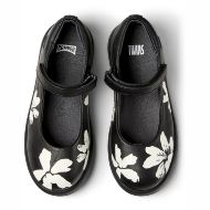 Picture of CAMPER KIDS TWINS LEATHER BALLERINA SHOES IN BLACK 3