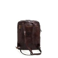 Picture of CAMPOMAGGI MEN'S GIOVE MULTIPOCKET LEATHER BACKPACK IN BROWN 4