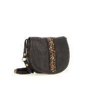 Снимка на CAMPOMAGGI AFRODITE ДАМСКА КОЖЕНА ЧАНТА ЗА РАМО С КАПСИ В СИВО 2