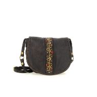 Снимка на CAMPOMAGGI AFRODITE ДАМСКА КОЖЕНА ЧАНТА ЗА РАМО С КАПСИ В СИВО 1