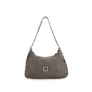 Снимка на CAMPOMAGGI CEFALU ДАМСКА КОЖЕНА ЧАНТА ЗА РАМО С КАПСИ ЦВЕТЯ В СИВО 3