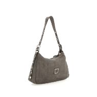 Снимка на CAMPOMAGGI CEFALU ДАМСКА КОЖЕНА ЧАНТА ЗА РАМО С КАПСИ ЦВЕТЯ В СИВО 4