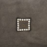 Снимка на CAMPOMAGGI CEFALU ДАМСКА КОЖЕНА ЧАНТА ЗА РАМО С КАПСИ ЦВЕТЯ В СИВО 5