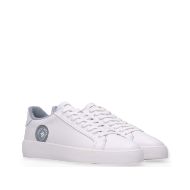 Picture of SCOTCH&SODA MEN'S PLAKKA LEATHER SNEAKERS IN WHITE 4