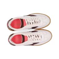 Picture of SCOTCH&SODA WOMEN'S NIXIE LEATHER SNEAKERS IN WHITE 3