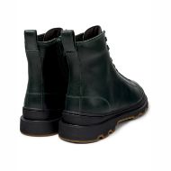Picture of CAMPER MEN'S BRUTUS LEATHER ANKLE BOOTS IN DARK GREEN 4