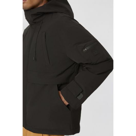 Show details for DIRTY LAUNDRY MEN'S HOODED JACKET IN BLACK 3 - FanPoint Picture of DIRTY LAUNDRY MEN'S HOODED JACKET IN BLACK 3
