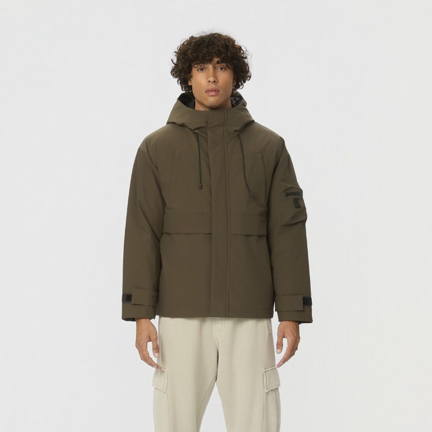 Picture of DIRTY LAUNDRY MEN'S HOODED JACKET IN KHAKI
