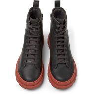 Picture of CAMPER MEN'S BRUTUS LEATHER ANKLE BOOTS IN DARK GREY 3