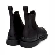 Picture of CAMPER MEN'S BRUTUS LEATHER ANKLE BOOTS IN BLACK 4