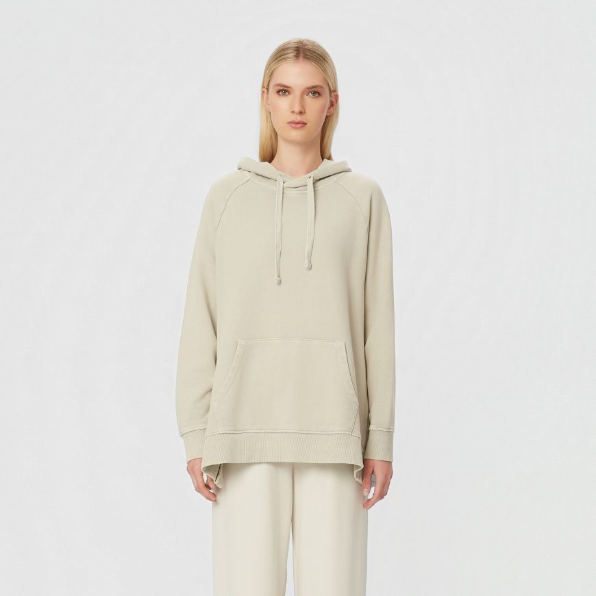Снимка на DIRTY LAUNDRY ДАМСКИ СУИТШЪРТ OVERSIZED RAGLAN HOODIE В СИВО-БЕЖОВО