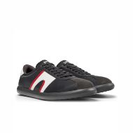 Picture of CAMPER MEN'S PELOTAS SOLLER NUBUCK AND LEATHER SNEAKERS IN BLACK 2