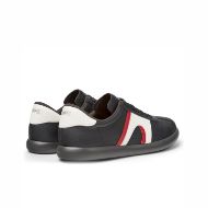 Picture of CAMPER MEN'S PELOTAS SOLLER NUBUCK AND LEATHER SNEAKERS IN BLACK 4