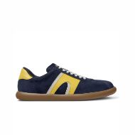 Picture of CAMPER MEN'S PELOTAS SOLLER NUBUCK AND LEATHER SNEAKERS IN DARK BLUE 1