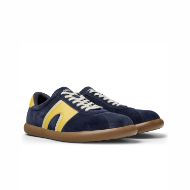 Picture of CAMPER MEN'S PELOTAS SOLLER NUBUCK AND LEATHER SNEAKERS IN DARK BLUE 2