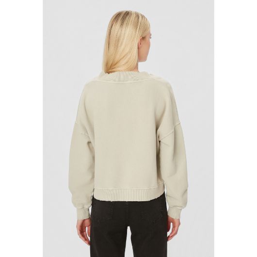 Показвай детайлите за DIRTY LAUNDRY ДАМСКИ СУИТШЪРТ RELAXED V-NECK CREWNECK В СИВО-БЕЖОВО 3 - FanPoint 3 - FanPoint Снимка на DIRTY LAUNDRY ДАМСКИ СУИТШЪРТ RELAXED V-NECK CREWNECK В СИВО-БЕЖОВО 3 3