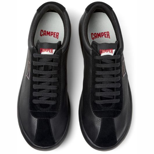 Показвай детайлите за CAMPER PELOTAS XLF МЪЖКИ КОЖЕНИ СПОРТНИ ОБУВКИ В ЧЕРНО 3 - FanPoint Снимка на CAMPER PELOTAS XLF МЪЖКИ КОЖЕНИ СПОРТНИ ОБУВКИ В ЧЕРНО 3