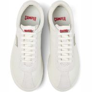 Picture of CAMPER MEN'S PELOTAS XLF LEATHER SNEAKERS IN WHITE 3