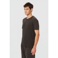 Picture of DIRTY LAUNDRY MEN'S OPEN STITCHES T-SHIRT IN VINTAGE BLACK 2