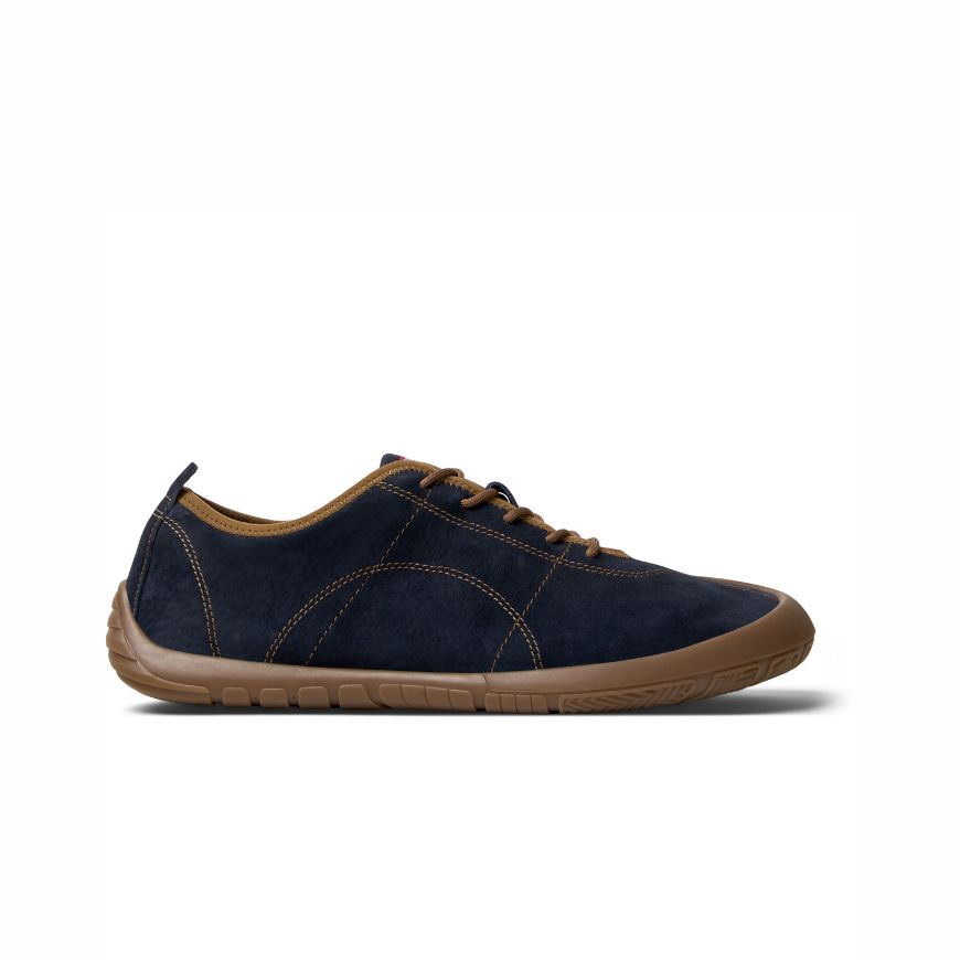 Picture of CAMPER MEN'S PEU PATH LEATHER SNEAKERS IN DARK BLUE