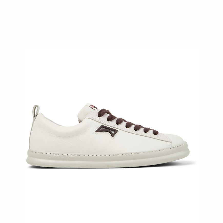 Picture of CAMPER MEN'S RUNNER FOUR LEATHER SNEAKERS IN WHITE