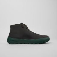 Picture of CAMPER MEN'S PEU SERRA LEATHER ANKLE BOOTS IN DARK GREY 6