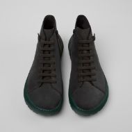 Picture of CAMPER MEN'S PEU SERRA LEATHER ANKLE BOOTS IN DARK GREY 4