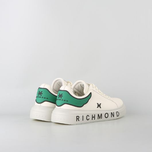 Show details for JOHN RICHMOND MEN'S JR ONE LEATHER SNEAKERS WITH METAL ACCESSORY IN OFF WHITE 3 - FanPoint Picture of JOHN RICHMOND MEN'S JR ONE LEATHER SNEAKERS WITH METAL ACCESSORY IN OFF WHITE 3