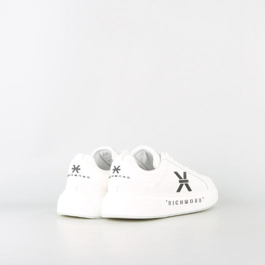 Show details for JOHN RICHMOND MEN'S JR ONE LEATHER SNEAKERS WITH LOGO PRINT IN WHITE 3 - FanPoint Picture of JOHN RICHMOND MEN'S JR ONE LEATHER SNEAKERS WITH LOGO PRINT IN WHITE 3