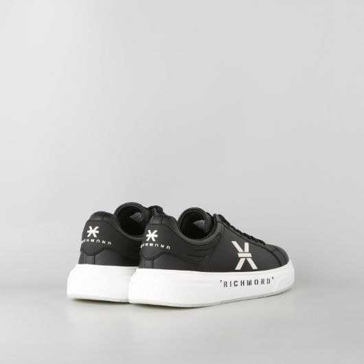 Show details for JOHN RICHMOND MEN'S JR ONE LEATHER SNEAKERS WITH LOGO PRINT IN BLACK 3 - FanPoint Picture of JOHN RICHMOND MEN'S JR ONE LEATHER SNEAKERS WITH LOGO PRINT IN BLACK 3