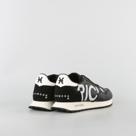Show details for JOHN RICHMOND MEN'S SUKAJAN MIXED LEATHER SNEAKERS WITH RICH PRINT IN BLACK 3 - FanPoint Picture of JOHN RICHMOND MEN'S SUKAJAN MIXED LEATHER SNEAKERS WITH RICH PRINT IN BLACK 3