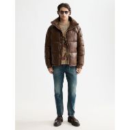 Снимка на SCOTCH&SODA MEN'S LACQUER PUFFER JACKET IN DARK BROWN 7