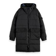 Снимка на SCOTCH&SODA MEN'S LONG PUFFER JACKET IN BLACK 1