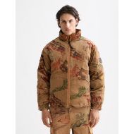 Снимка на SCOTCH&SODA MEN'S MOUNTAIN PRINT CORDUROY PUFFER IN MEDIUM BEIGE 4