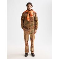 Снимка на SCOTCH&SODA MEN'S MOUNTAIN PRINT CORDUROY PUFFER IN MEDIUM BEIGE 7
