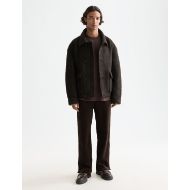 Снимка на SCOTCH&SODA MEN'S SHORT WOOL COAT IN DARK BROWN 8