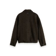 Снимка на SCOTCH&SODA MEN'S SHORT WOOL COAT IN DARK BROWN 2