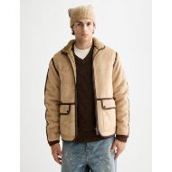 Снимка на SCOTCH&SODA MEN'S FAUX SHEARLING JACKET IN MEDIUM BEIGE 4