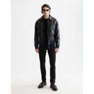 Снимка на SCOTCH&SODA MEN'S FAUX LEATHER PUFFER IN BLACK 8
