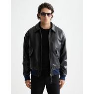 Снимка на SCOTCH&SODA MEN'S FAUX LEATHER PUFFER IN BLACK 5