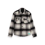 Снимка на SCOTCH&SODA MEN'S CHECK OVERSHIRT IN DARK GREY CHECK 1