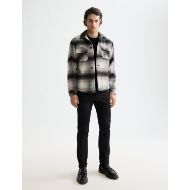 Снимка на SCOTCH&SODA MEN'S CHECK OVERSHIRT IN DARK GREY CHECK 7