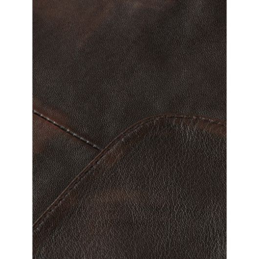 Показвай детайлите за SCOTCH&SODA MEN'S VINTAGE LEATHER BLAZER IN DARK BROWN 3 - FanPoint Снимка на SCOTCH&SODA MEN'S VINTAGE LEATHER BLAZER IN DARK BROWN 3