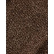 Снимка на SCOTCH&SODA MEN'S YARN-DYED WOOL BLEND RELAXED STRAIGHT PLEATED CHINO IN DARK BROWN 3