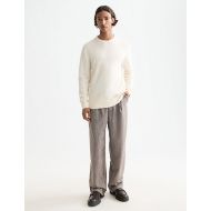 Снимка на SCOTCH&SODA MEN'S HERRINGBONE YARN-DYED PLEATED BAGGY FIT CHINO IN MEDIUM BROWN 7