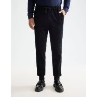 Снимка на SCOTCH&SODA MEN'S FAVE - COTTON CORDUROY LOOSE TAPERED JOGGER IN DARK GREY 4