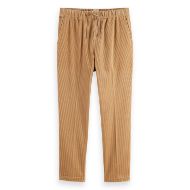 Снимка на SCOTCH&SODA MEN'S FAVE - COTTON CORDUROY LOOSE TAPERED JOGGER IN MEDIUM BROWN 1