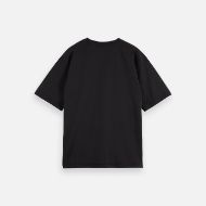 Снимка на SCOTCH&SODA MEN'S LOOSE FIT OVERDYED AW T-SHIRT IN DARK GREY 2